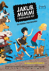 Plakat filmu Jakub, Mimi i gadające psy